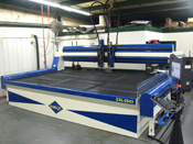 WaterJet cutting table at Cardinal Rubber & Seal